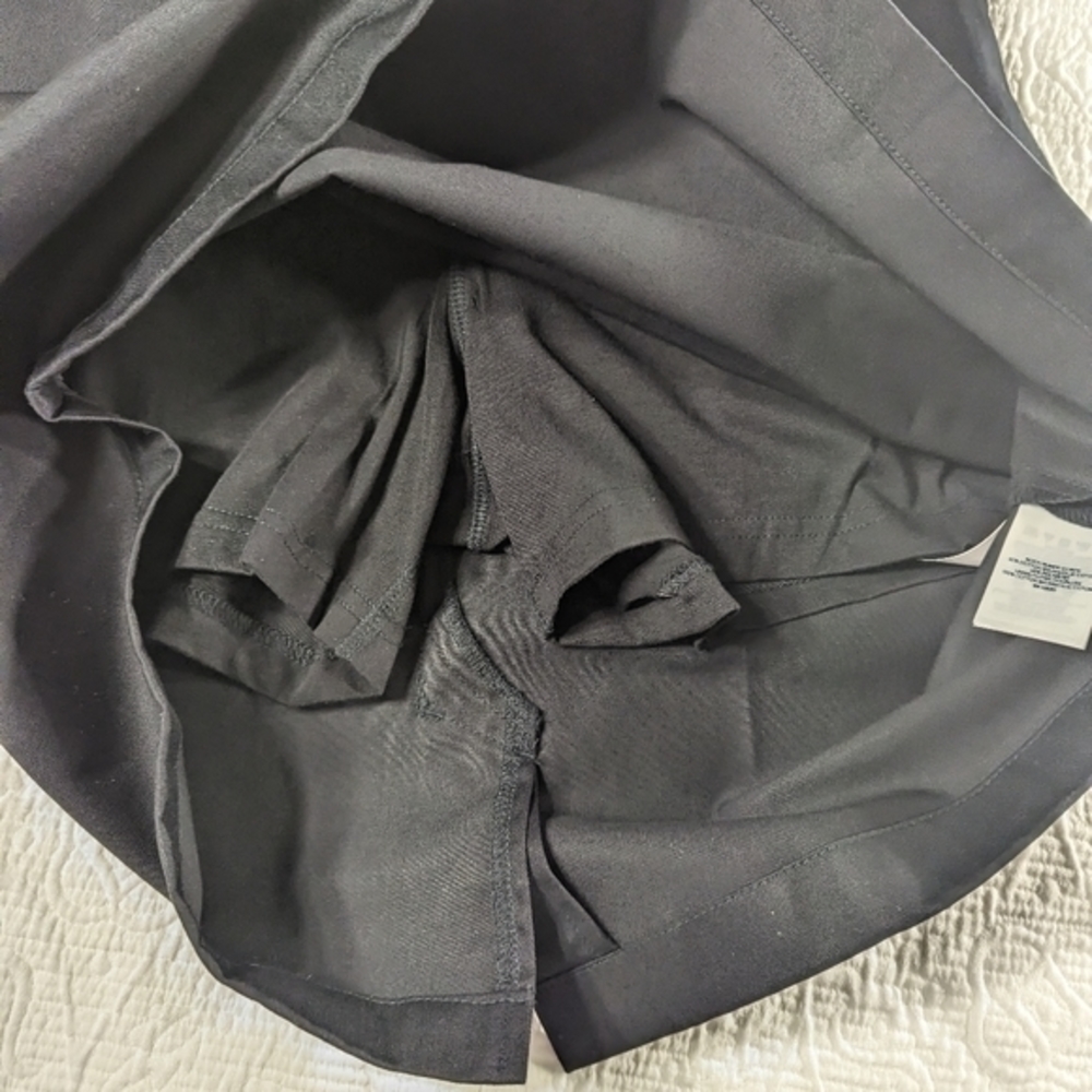 Lands' End Black Uniform Skort Side Zip Girls Size 14+ Top Of‎ Knee NWT - Picture 5 of 13